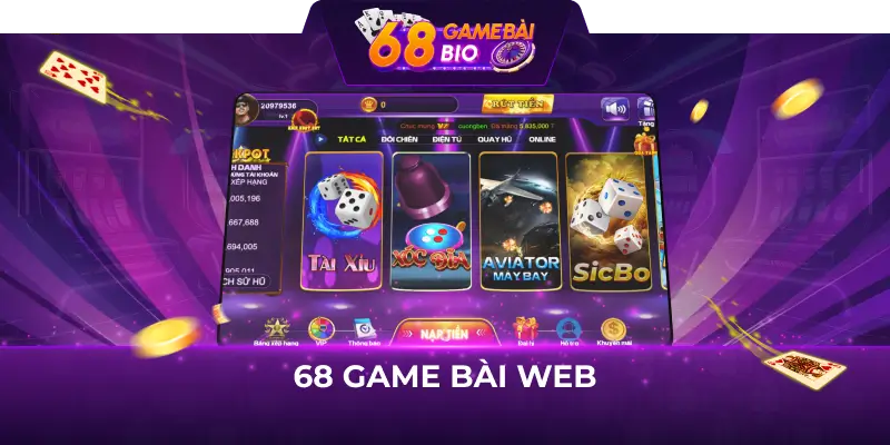 68 game bài web - Địa điểm chơi game đánh bài cực đỉnh 1 68 game bài web